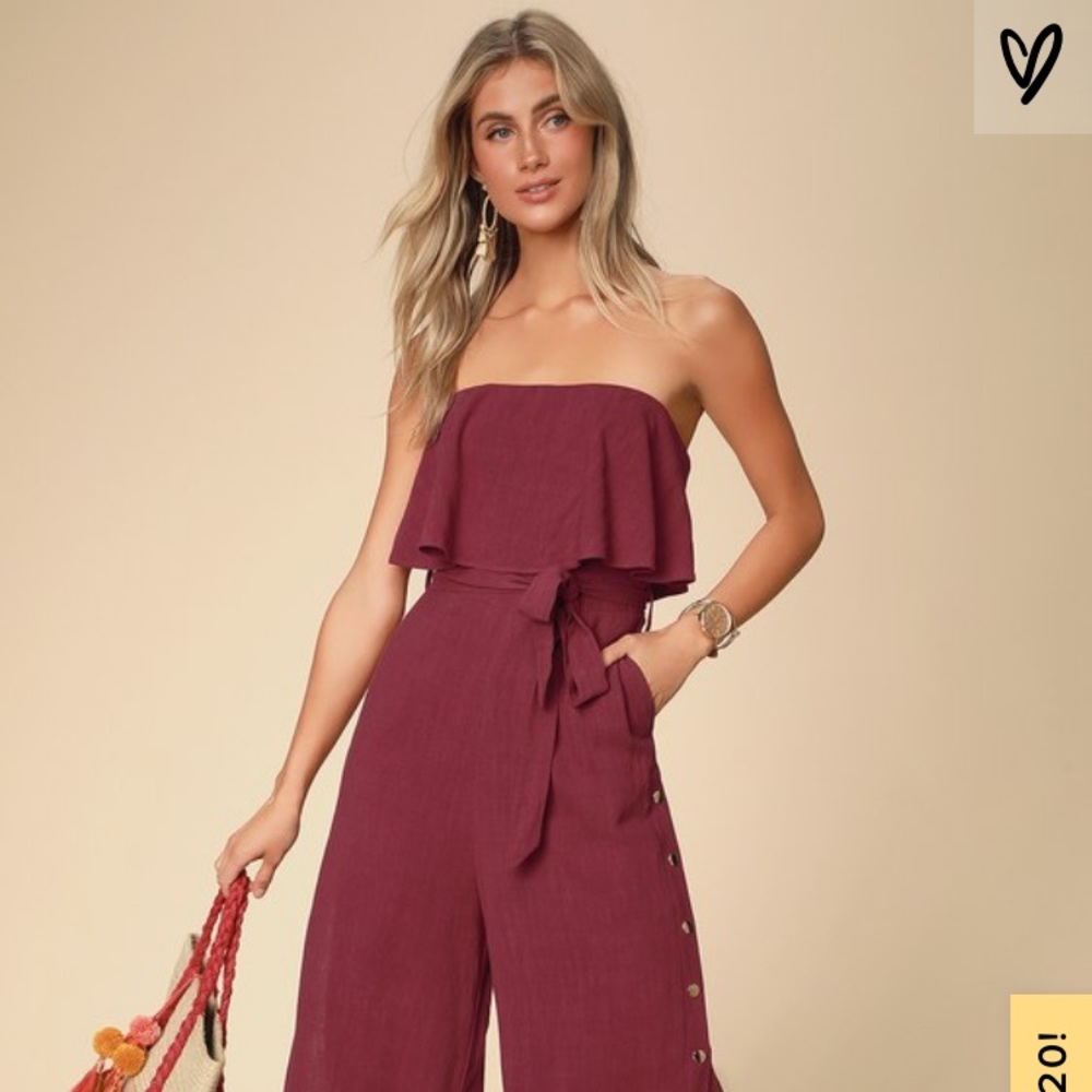 Lulu’s Strapless Jumpsuit
